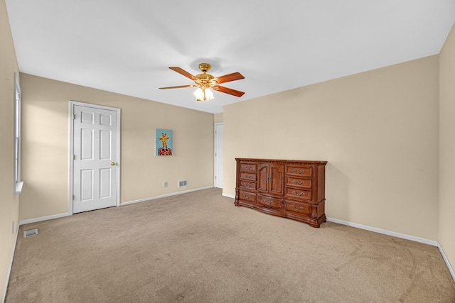 26711 S Greenbriar Dr, Monee, IL 60449 - unfurnished bedroom with carpet floors and ceiling fan