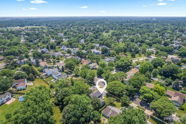 447 Newport Dr, Naperville, IL 60565 - aerial perspective of suburban area