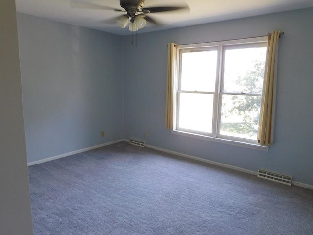 565 Sandra Cir, Freeport, IL 61032 - carpeted empty room featuring healthy amount of natural light and ceiling fan