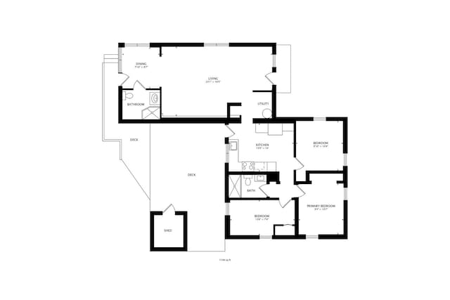 43173 N Lake Ave, Antioch, IL 60002 - view of floor plan / room layout