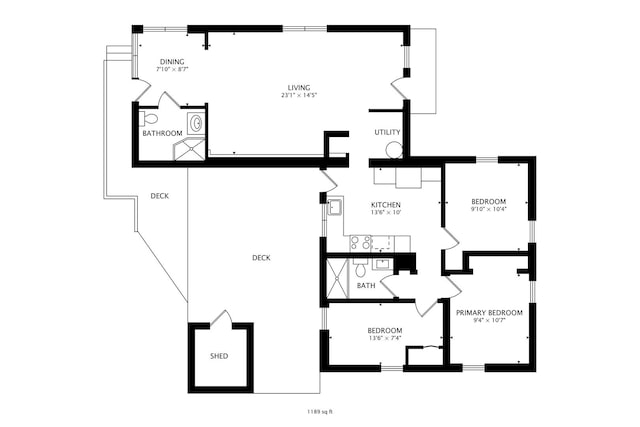 43173 N Lake Ave, Antioch, IL 60002 - view of property floor plan