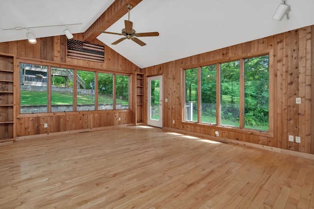 746 Old Stage Rd, Morris, IL 60450 - unfurnished sunroom with rail lighting