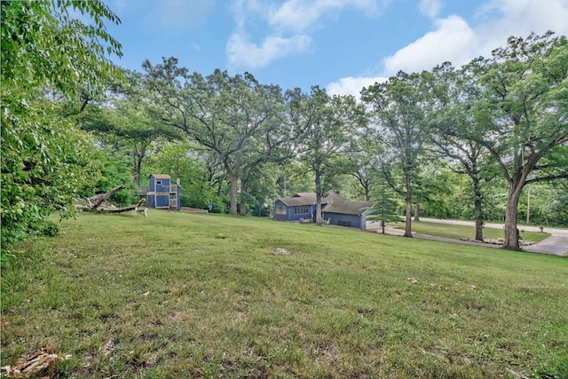 746 Old Stage Rd, Morris, IL 60450 - view of grassy yard with a shed