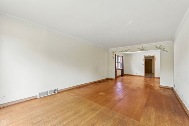 2644 W 94th St, Evergreen Park, IL 60805 - spare room with ornamental molding and wood finished floors