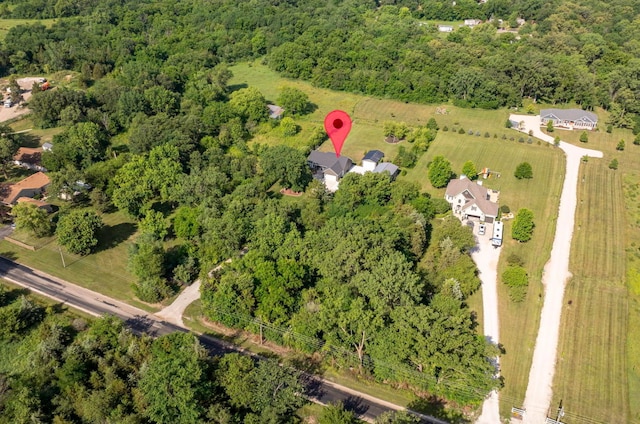 2831 E 28th Rd, Marseilles, IL 61341 - drone / aerial view of a heavily wooded area