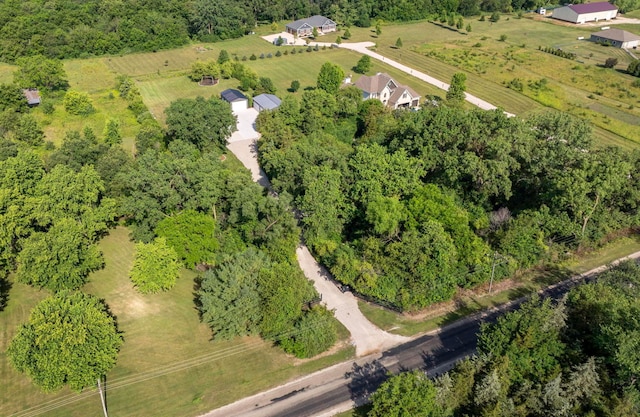 2831 E 28th Rd, Marseilles, IL 61341 - aerial view of property and surrounding area with rural landscape