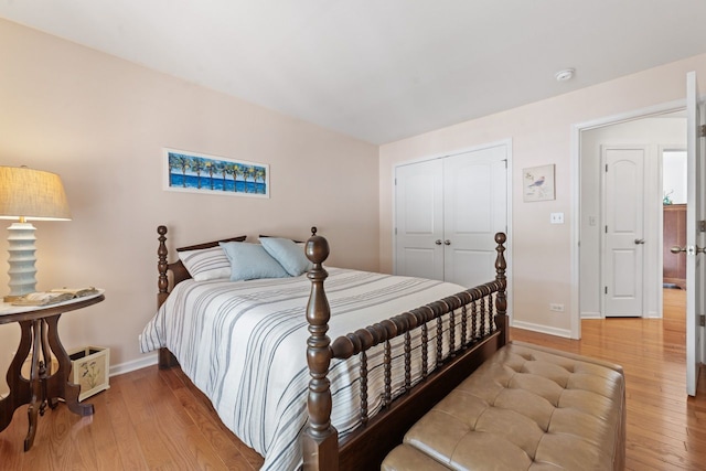 501 Blackstone Ct, Lake Villa, IL 60046 - bedroom with wood finished floors and a closet