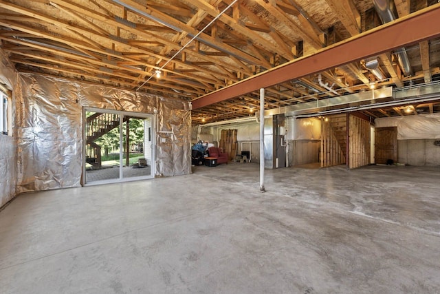 501 Blackstone Ct, Lake Villa, IL 60046 - below grade area featuring stairs
