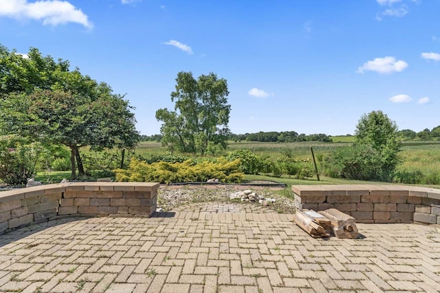 501 Blackstone Ct, Lake Villa, IL 60046 - view of patio featuring a view of rural / pastoral area