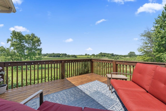 501 Blackstone Ct, Lake Villa, IL 60046 - wooden terrace with outdoor lounge area