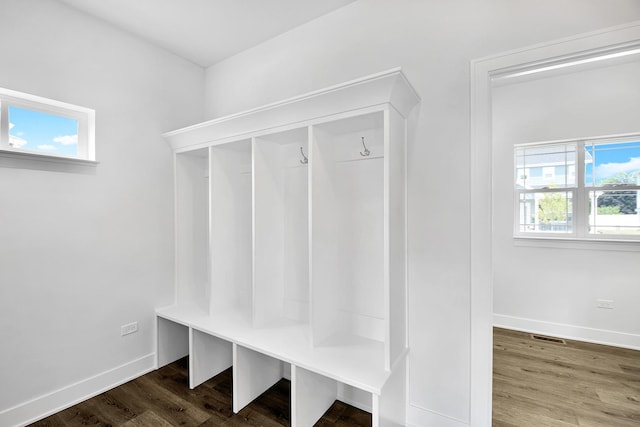 24465 S St Peters Dr, Channahon, IL 60410 - mudroom featuring wood finished floors and baseboards