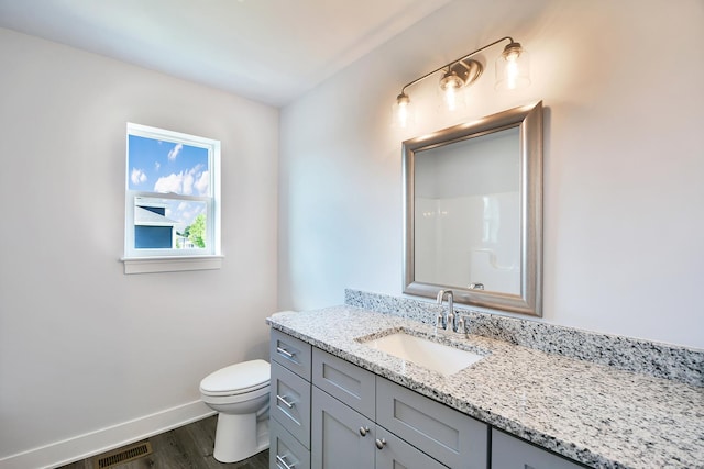 24465 S St Peters Dr, Channahon, IL 60410 - full bath with vanity and wood finished floors