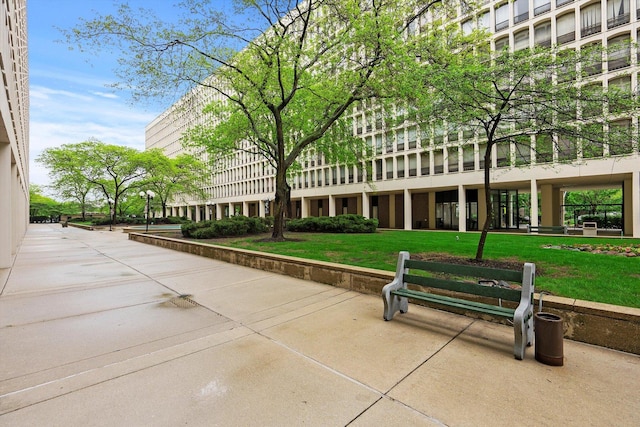 1450 E 55th Pl Unit 317S, Chicago, IL 60637 - view of home's community with a yard