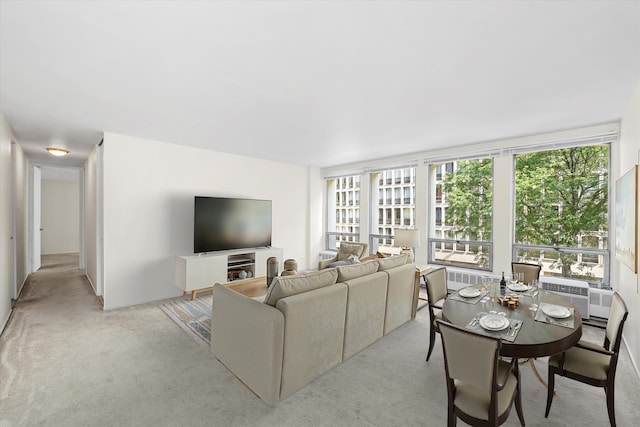 1450 E 55th Pl Unit 317S, Chicago, IL 60637 - living room with light carpet