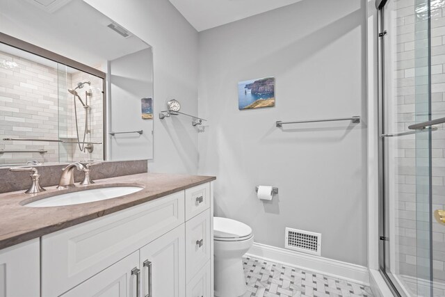 95 Warrington Dr, Lake Bluff, IL 60044 - full bathroom featuring vanity and a shower stall