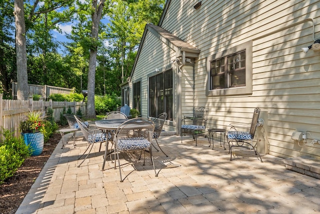 95 Warrington Dr, Lake Bluff, IL 60044 - view of patio / terrace featuring outdoor dining space