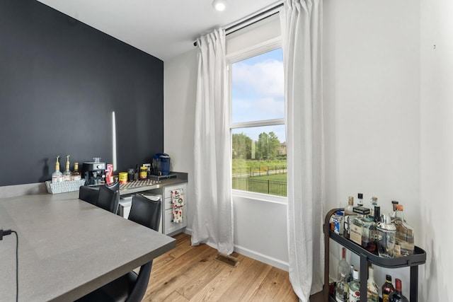 940 Treeline Dr, Algonquin, IL 60102 - bar featuring healthy amount of natural light and light wood-type flooring