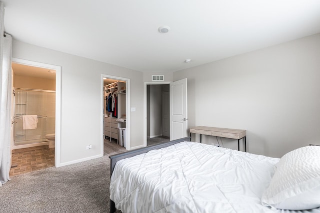 2551 Bella Dr, Pingree Grove, IL 60140 - carpeted bedroom with a spacious closet and connected bathroom