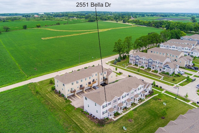 2551 Bella Dr, Pingree Grove, IL 60140 - aerial view of sparsely populated area