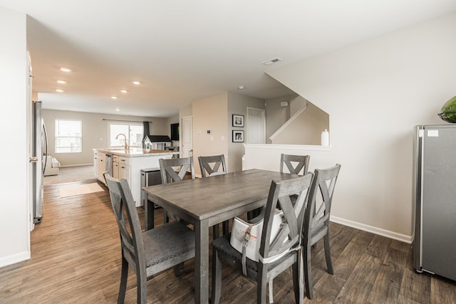 2551 Bella Dr, Pingree Grove, IL 60140 - dining space with wood finished floors and recessed lighting