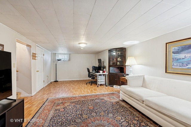 147 S Prospect St, Wheaton, IL 60187 - home office featuring light wood finished floors