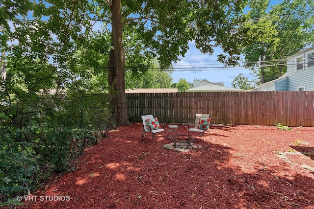 147 S Prospect St, Wheaton, IL 60187 - view of yard featuring an outdoor fire pit