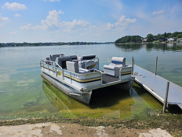 100 Prince Ct, Poplar Grove, IL 61065 - dock with a water view