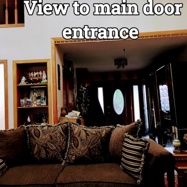 100 Prince Ct, Poplar Grove, IL 61065 - living area featuring built in shelves