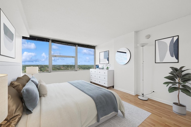 7234 W N Ave Unit 1610, Elmwood Park, IL 60707 - bedroom with light wood-style floors and baseboards