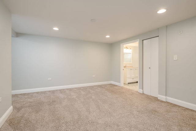 5641 W Carmen Ave, Chicago, IL 60630 - unfurnished room featuring light colored carpet and recessed lighting