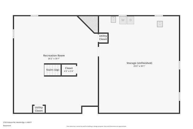 2720 Hobson Rd, Woodridge, IL 60517 - view of room layout