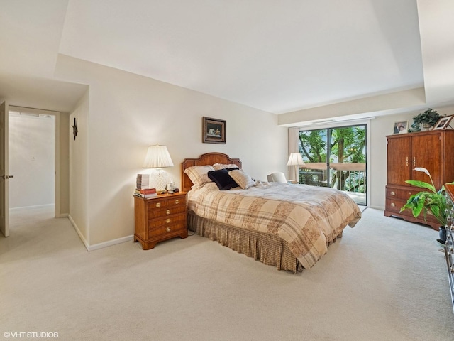 1671 Mission Hills Rd Unit 308, Northbrook, IL 60062 - bedroom featuring light colored carpet and access to outside