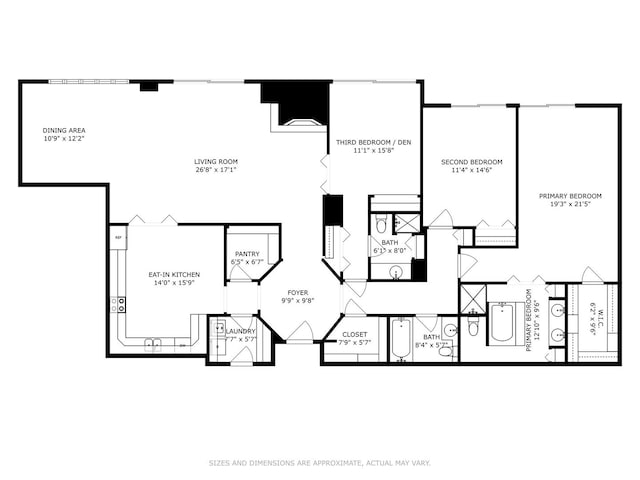 1671 Mission Hills Rd Unit 308, Northbrook, IL 60062 - view of property floor plan