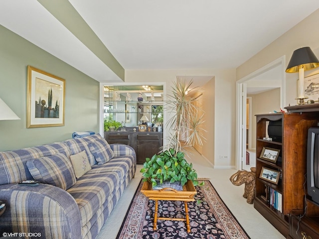 1671 Mission Hills Rd Unit 308, Northbrook, IL 60062 - living area featuring carpet flooring and baseboards