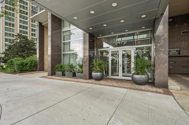 3470 N Lake Shore Dr Unit 9Bc, Chicago, IL 60657 - doorway to property featuring french doors