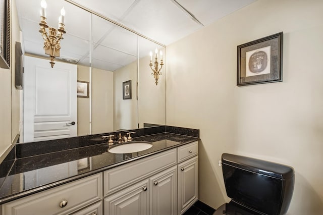 3470 N Lake Shore Dr Unit 9Bc, Chicago, IL 60657 - half bath featuring vanity and toilet