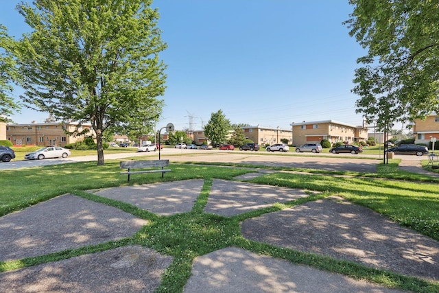 8666 Gregory Ln Unit C, Des Plaines, IL 60016 - view of grassy yard