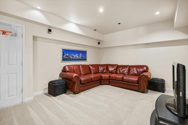 33 Sarah Dr, Crystal Lake, IL 60014 - carpeted living room featuring recessed lighting