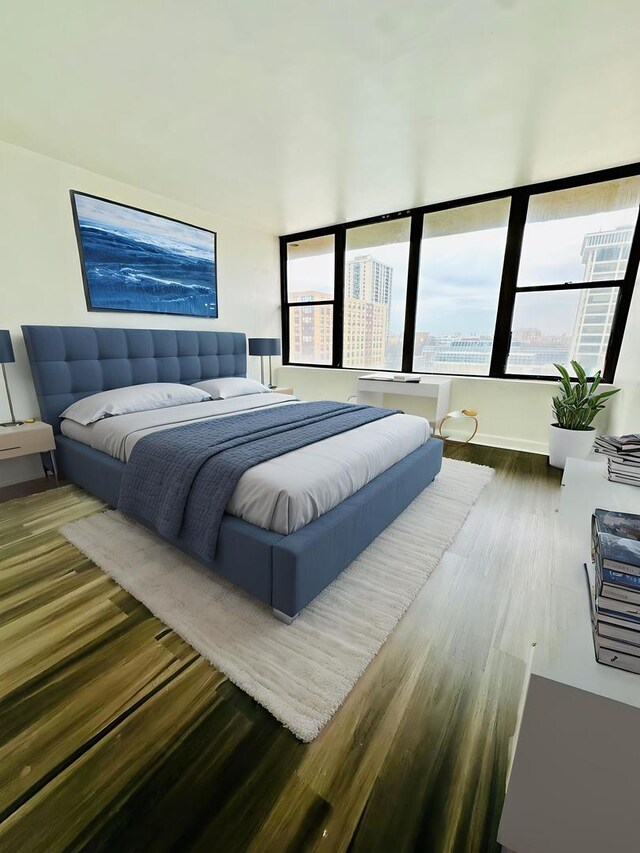 345 E Eastgate Pl Unit 602, Chicago, IL 60616 - bedroom with dark wood finished floors