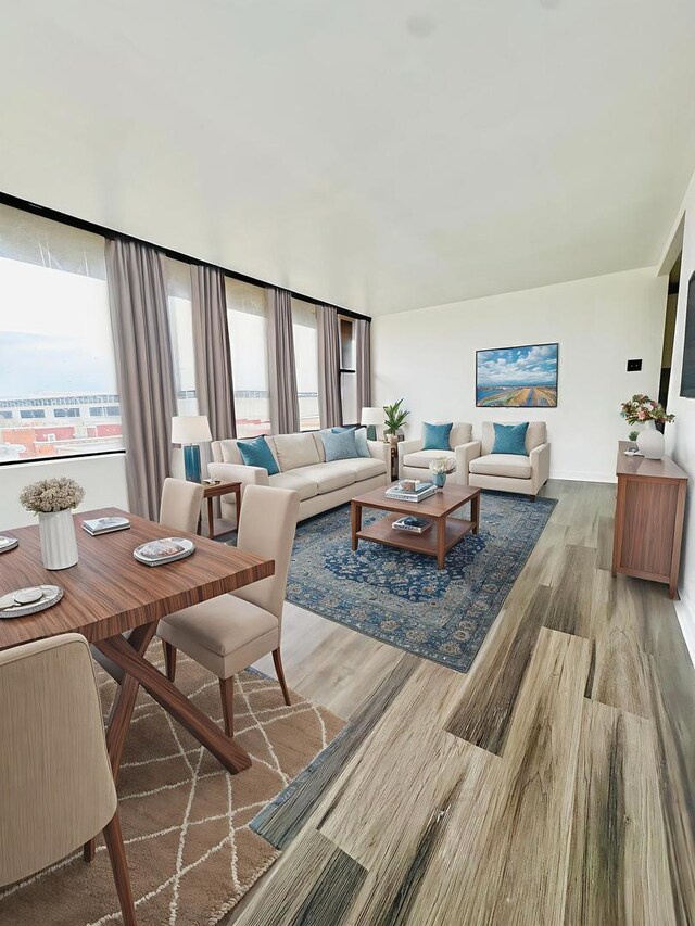 345 E Eastgate Pl Unit 602, Chicago, IL 60616 - living room featuring wood finished floors