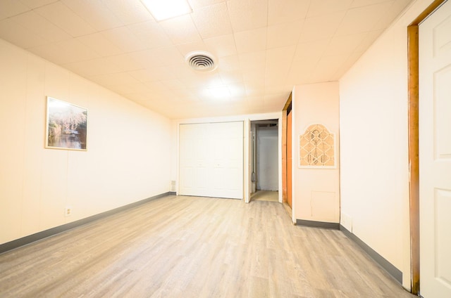 4048 N Marmora Ave, Chicago, IL 60630 - unfurnished bedroom with light wood-style flooring and baseboards