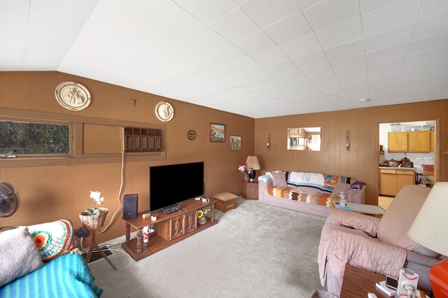 23761 N Cottage Rd, Lake Zurich, IL 60047 - carpeted living area with vaulted ceiling