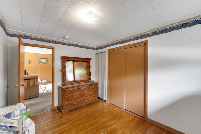 23761 N Cottage Rd, Lake Zurich, IL 60047 - unfurnished bedroom with light wood-style floors and baseboards