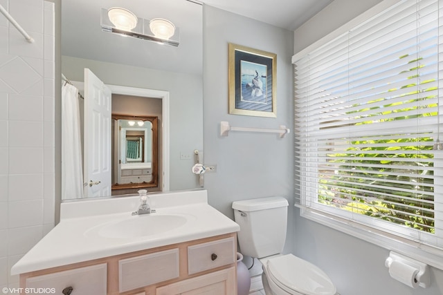 1806 Princeton Ct, Lake Forest, IL 60045 - bathroom featuring vanity and a shower with curtain