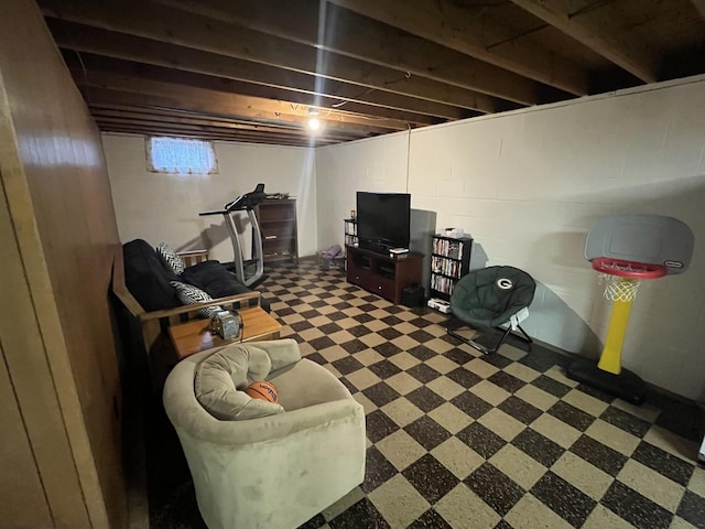 224 S Prairie Ave, Bradley, IL 60915 - basement with dark flooring