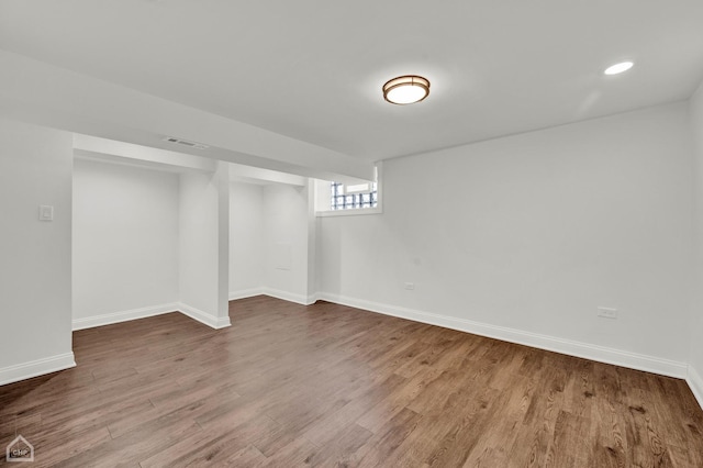 8559 S Drexel Ave, Chicago, IL 60619 - basement with wood finished floors and recessed lighting