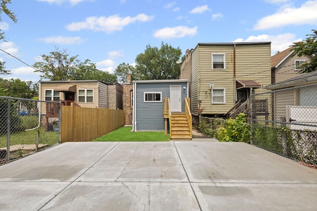 4025 W Adams St, Chicago, IL 60624 - rear view of property with entry steps
