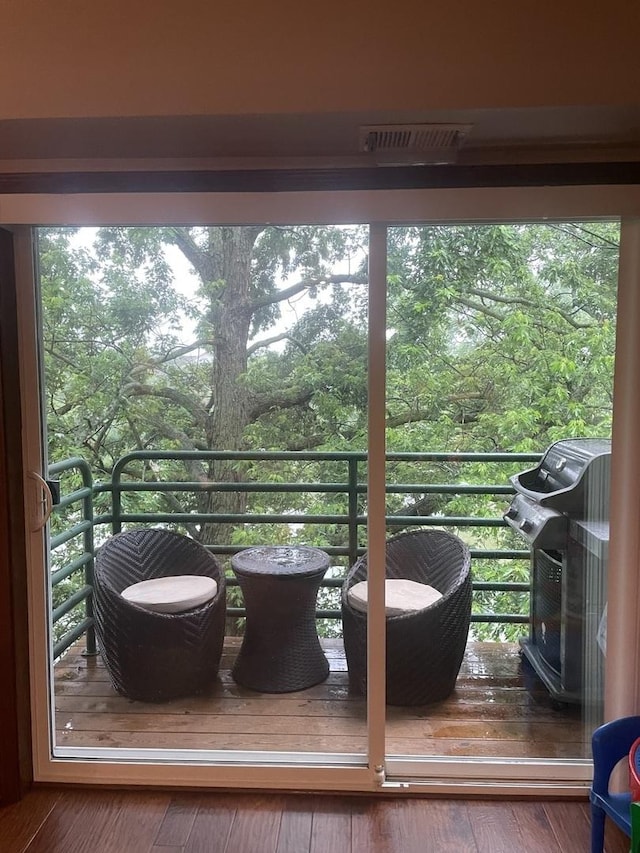 1017 Buccaneer Dr Unit 5, Schaumburg, IL 60173 - balcony with area for grilling