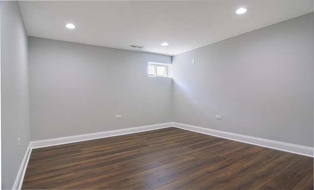 10012 S 52nd Ave, Oak Lawn, IL 60453 - unfurnished room with dark wood-style flooring and recessed lighting