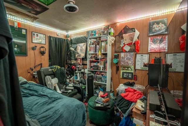 4830 W Oakdale Ave, Chicago, IL 60641 - bedroom with wooden walls